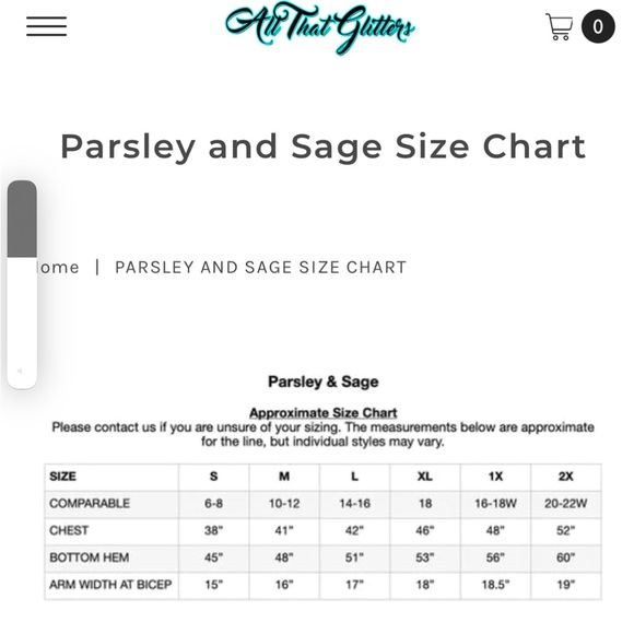 Parsley and Sage Button Up 3/4 Sleeve Blouse - Picture 8 of 10